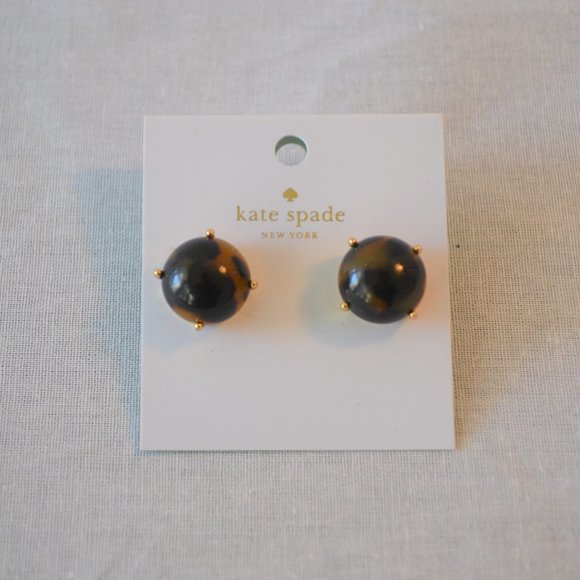 kate spade Jewelry - *NEW* Kate Spade Tortoise Stud Earrings